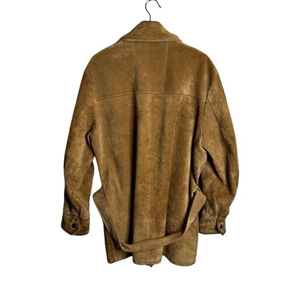 American Vintage 70’s Head Northwest Suede Leather Hippie Coat Large - Picture 5 of 7